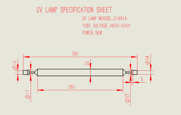 21681A UV LAMP - Image 2